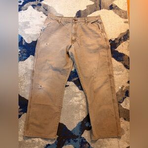Light Brown Distressed Carpenter Jeans